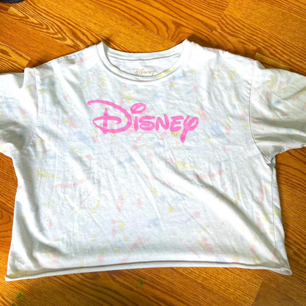 Disney Cropped Tee, Large